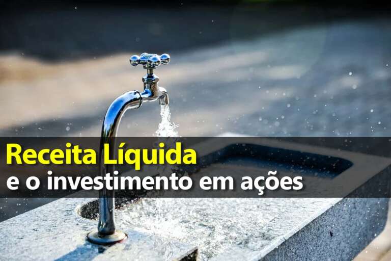 Receita Líquida e o investimento em ações