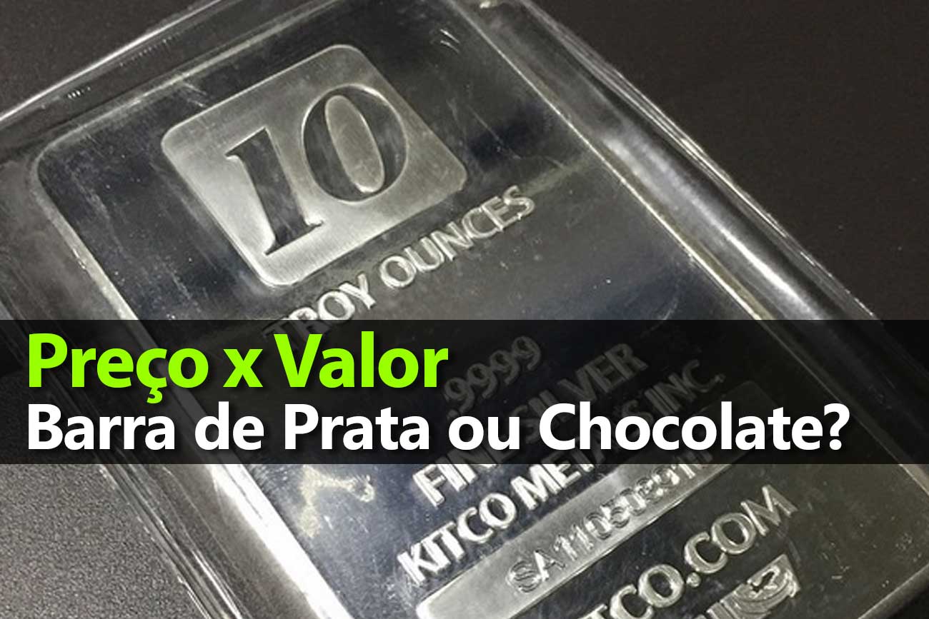 Diferença de Preço e Valor: Barra de Prata ou Chocolate