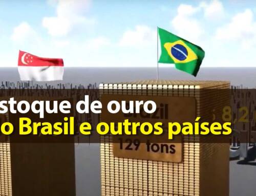 Estoque de ouro dos países – Gráfico com Ranking